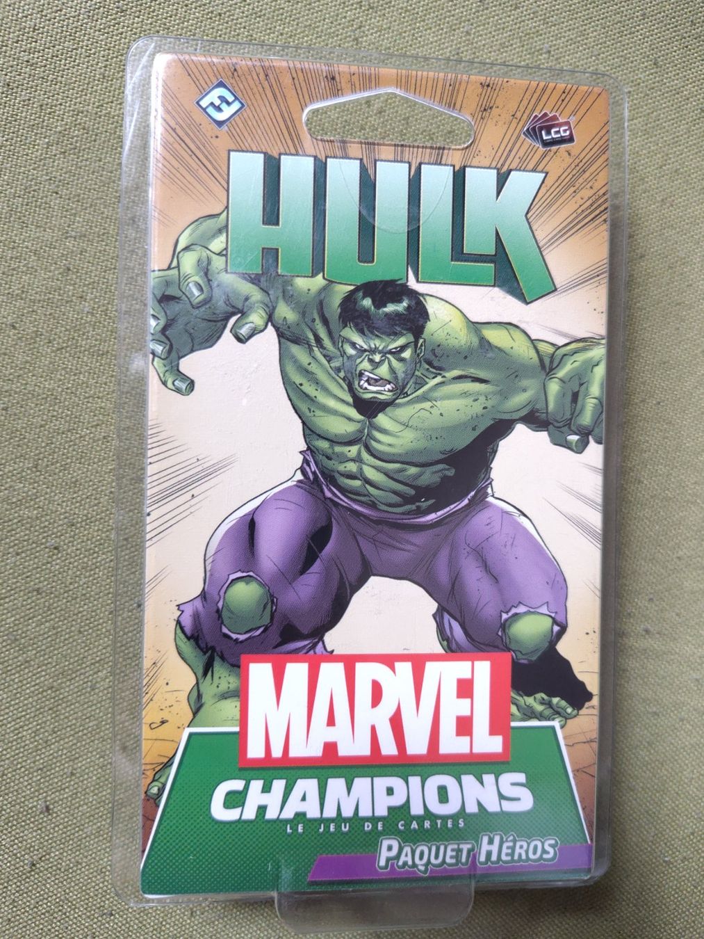 Giochi: Marvel Champions - Hulk - Paquet Héros – Nuovo e nell'imballaggio originale da Froideville venduto da Nadrom