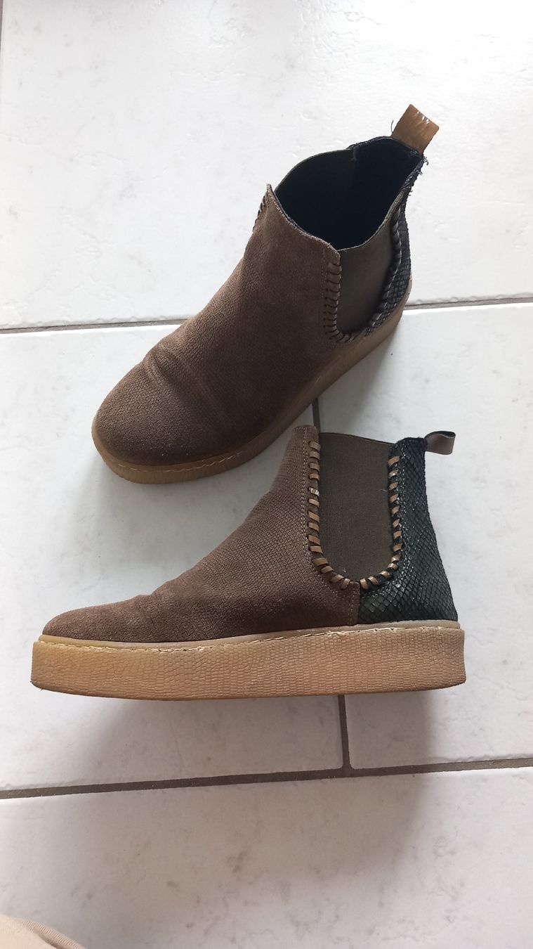 Scarpe da donna: Stiefelette gr 38 TANGO braun – Usato da Eggersriet venduto da Taylorjam 2