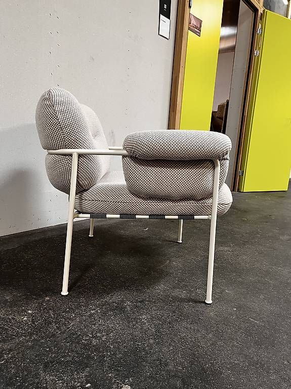 Poltrone: Bollo Sessel (Fogia) in hellgrau/weiss – Usato da Seengen venduto da Giho