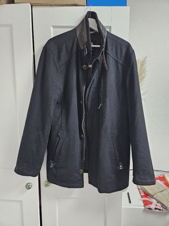 Bugatti Goretex Mantel Gr.48 Anthrazit