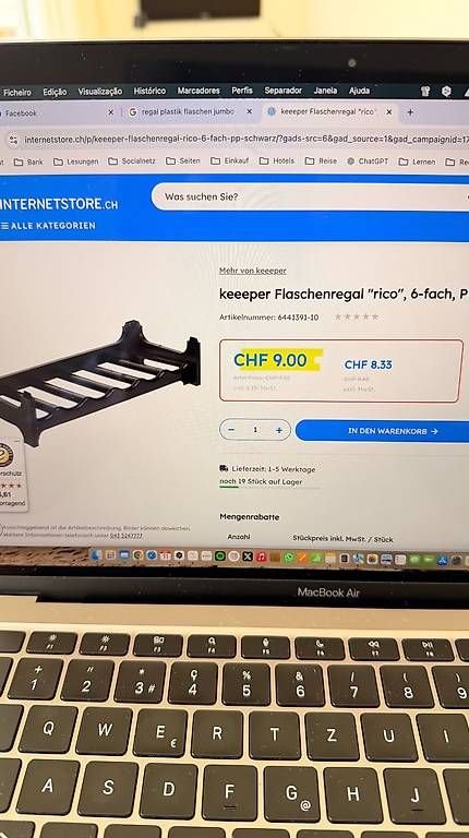 Regale: 15 Flaschenregale – Gebraucht aus Luzern von Rui_