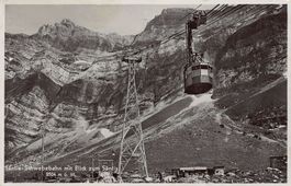 Säntis-Schwebebahn, gelaufen 1935