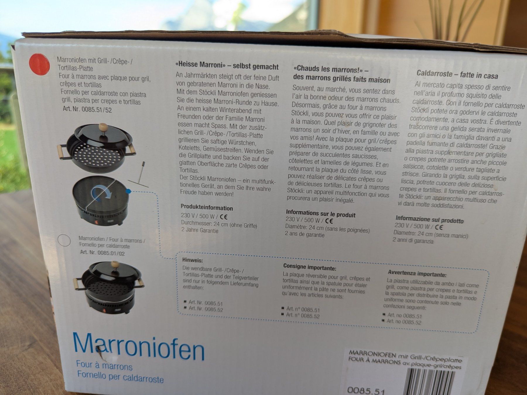 Stöckli Küchengeräte: Marroniofen mit Grill-/Crepeplatte – Gebraucht aus Fläsch von bar_srw9 4