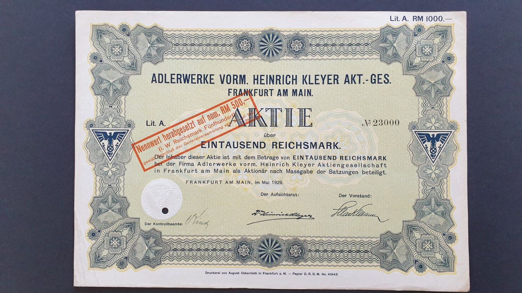 Documenti: Deutschland. – Usato da Goldach venduto da armando_r 7