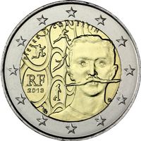 Frankreich 2 Euro 2013 - Baron Pierre de Coubertin