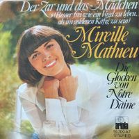 Vinyl Single Mireille Mathieu - Der Zar und das Mädchen