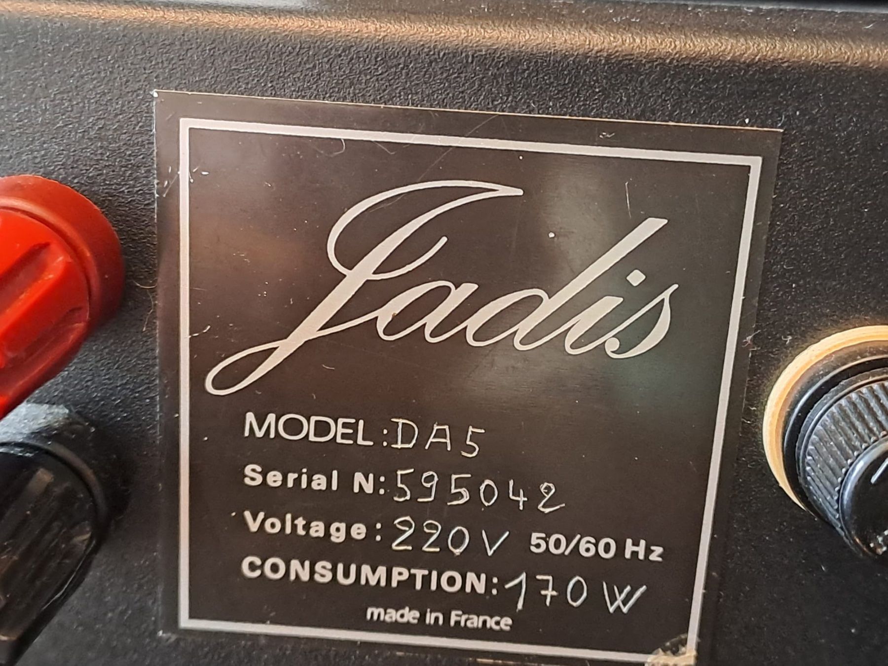Verstärker: Jadis DA5 – Gebraucht aus La Neuveville von austinpowers70 5