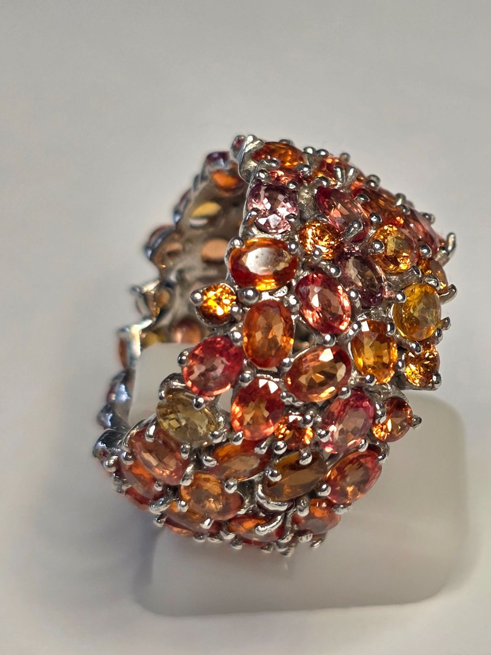 Anelli: Safire gel-orange Eternity Ring – Nuovo (secondo la descrizione) da Zürich venduto da adriben 7