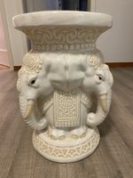 Vintage Inspired Ceramic Elephant Stand, Plant Table