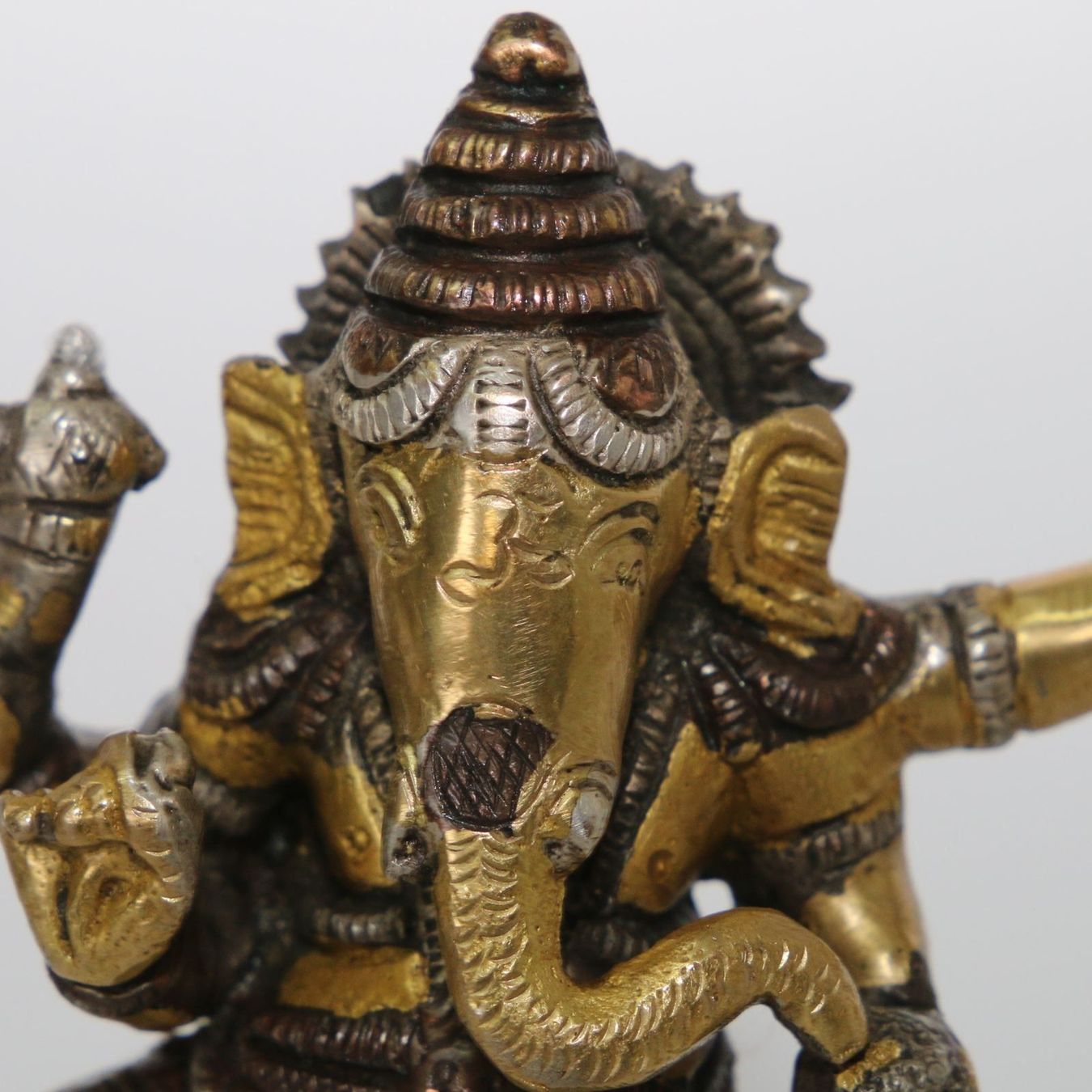 Skulpturen & Statuen: Schwere Dancing Ganesh Statue Messing 900g Indien – Neu und originalverpackt aus Bad Salzdetfurth von Weltenbummler-Shop 1