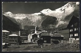 Saas Fée, Allalinhorn und Alphubel, Fee