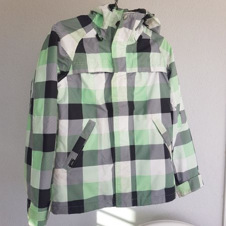Vans Winterjacke schwarz weiss grün Gr.XS