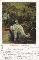Karte Zürichberg (Elephantenbac 1901)