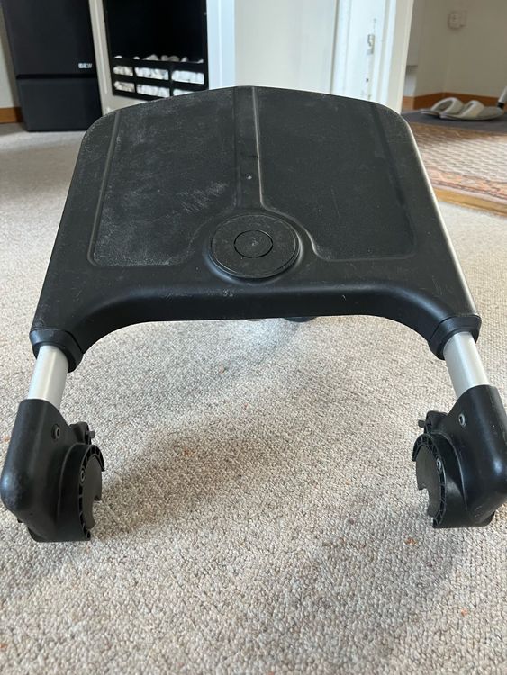 360 Grad Rder Buggyboard Buggy Board Mit Sitz  Universal Trittbrett Fr  Kinderwagen 360 Zweirad Design Bis 25kg Schwarz