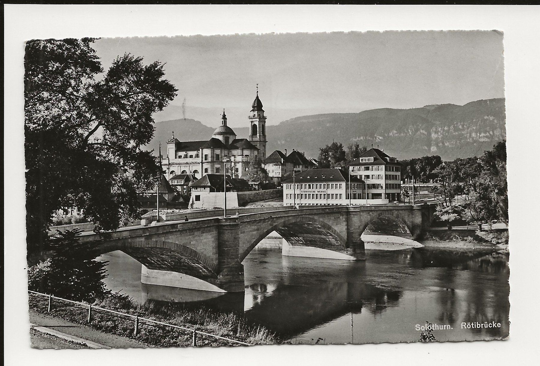 Cartoline postali: AK 1946 Solothurn, Rötibrücke – Usato da Greifensee venduto da 315WDO