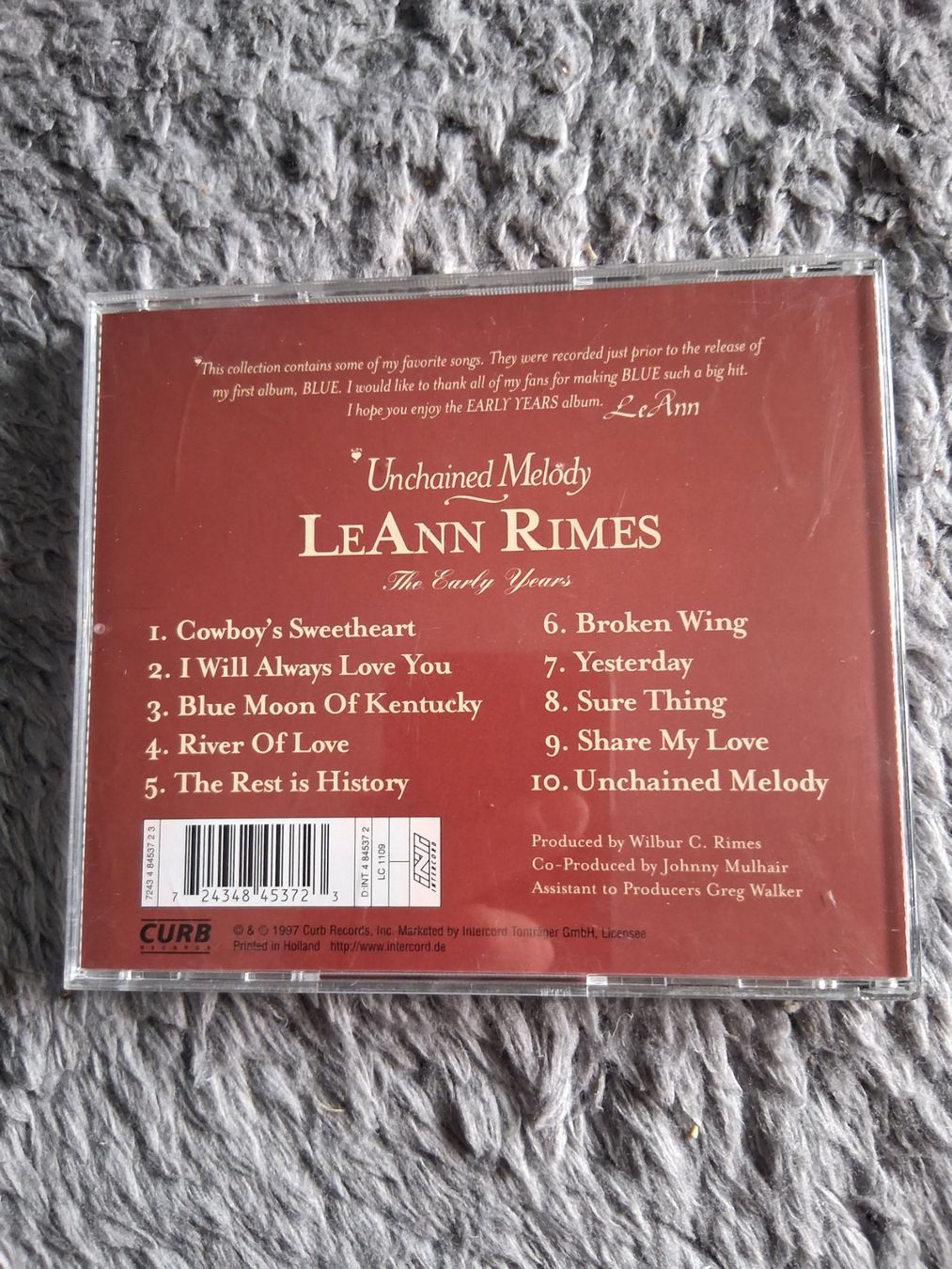 CD: LEANN RIMES   THE EARLY YEARS    CD – Usato da Wetzikon ZH venduto da Ramones01 1