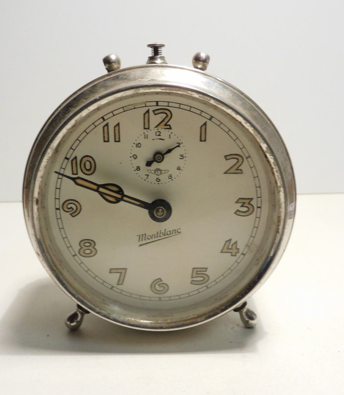 Montblanc Sveglie: Design Montblanc antiker Wecker mechanisch – Usato da Sursee venduto da 76 3