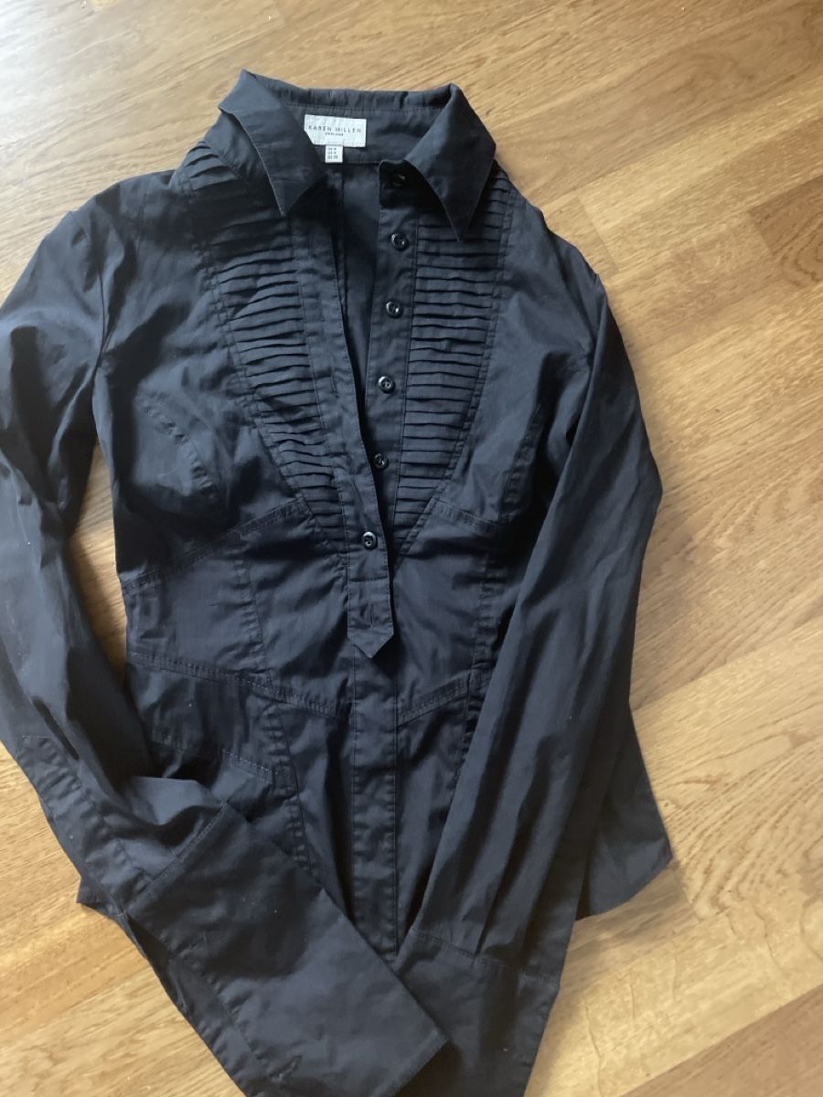 Camicette: Karen Millen Hemd Bluse schwarz Gr.36 – Nuovo (secondo la descrizione) da Baar venduto da Vili7