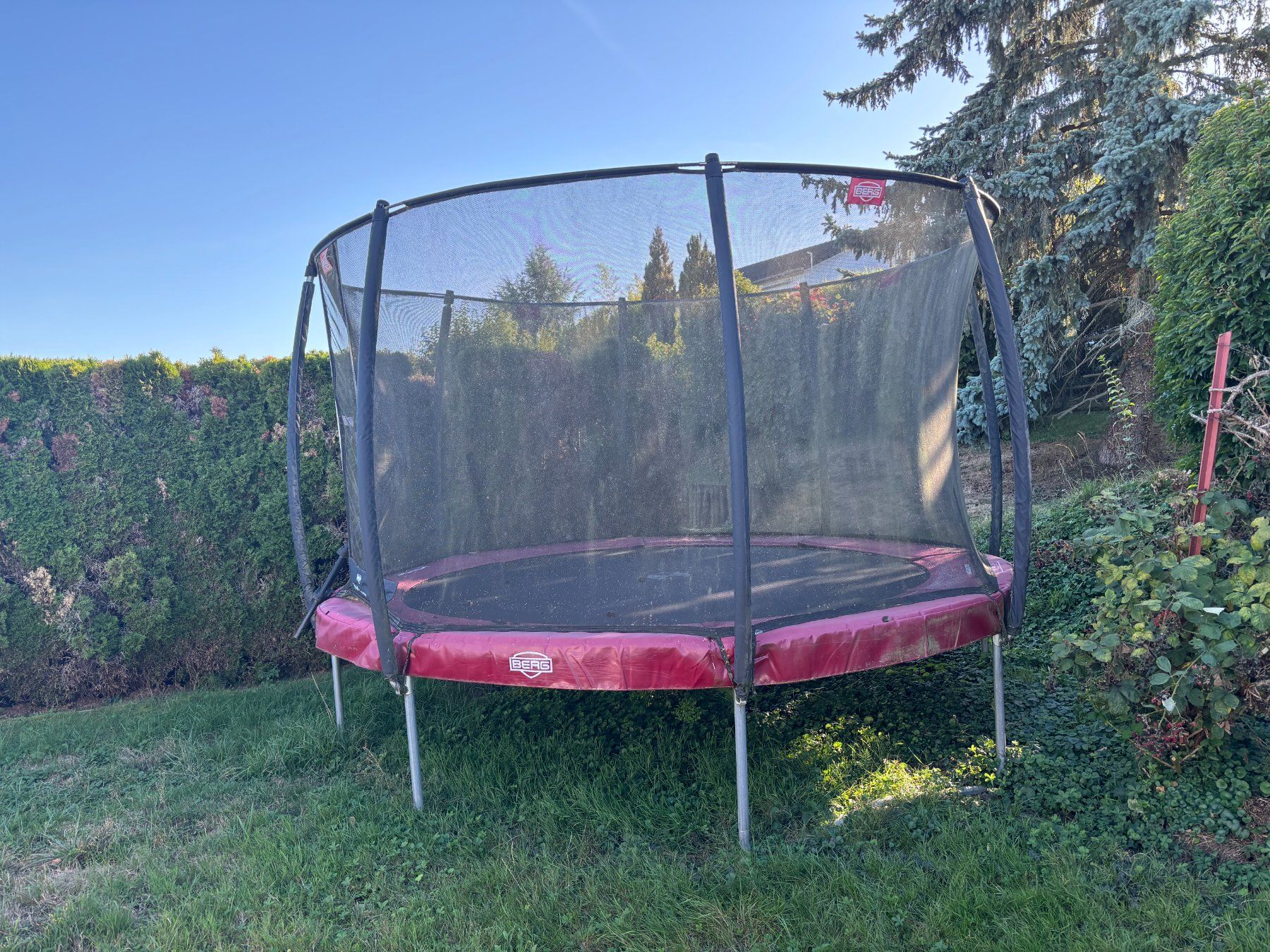 Trampolini: Trampolin, Fa. Berg, Elite rot 3,8 m – Usato da Sins venduto da abacus0001