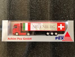 1x Achim Pex LKW Modell, mit Kantonswappen, Sammlerstück!