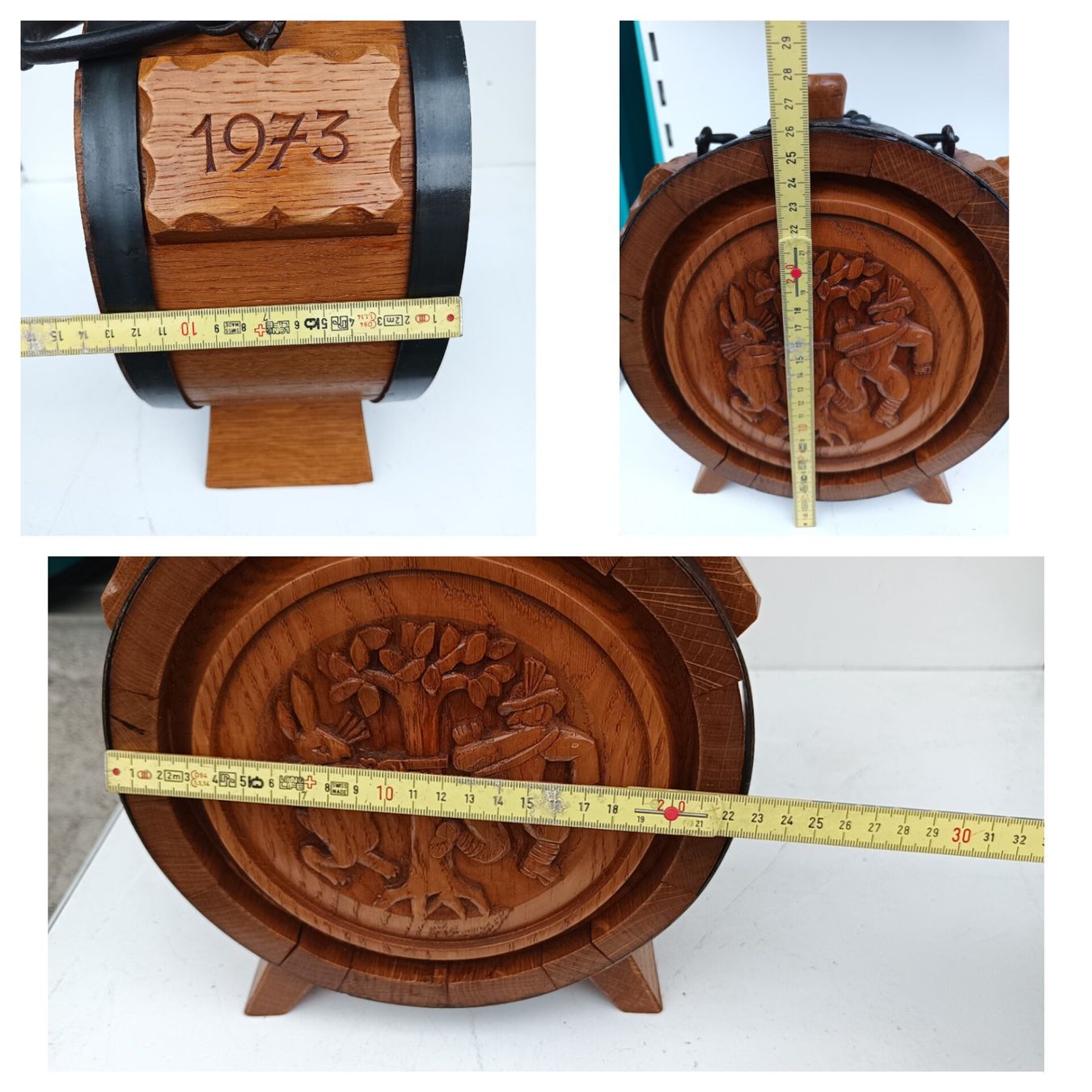 Accessori: Holzfass Schnapsfass Weidmanndspech Jäger – Usato da Oberegg venduto da A-Z.Handel.Loehrer 9