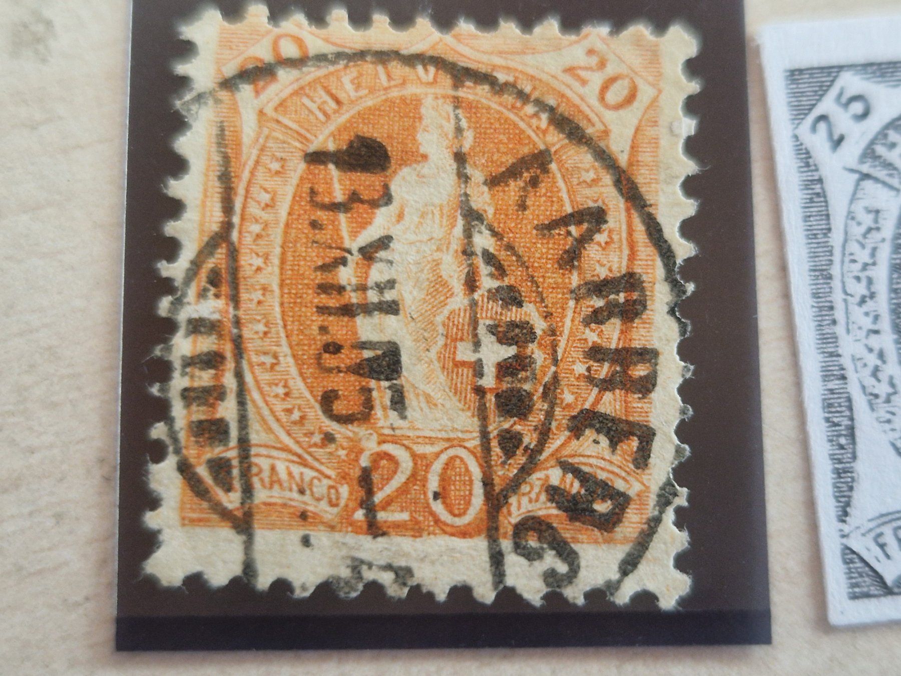 Tous les timbres: Stehende 66Ec, Top Plattenfehler 2.53/II, PERLE, ab 1.- – D'occasion à Burgdorf par Glossy01 1