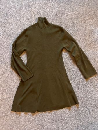 NEU Pulloverkleid H&M Kleid, Gr. S, Olive Grün, aus Miami