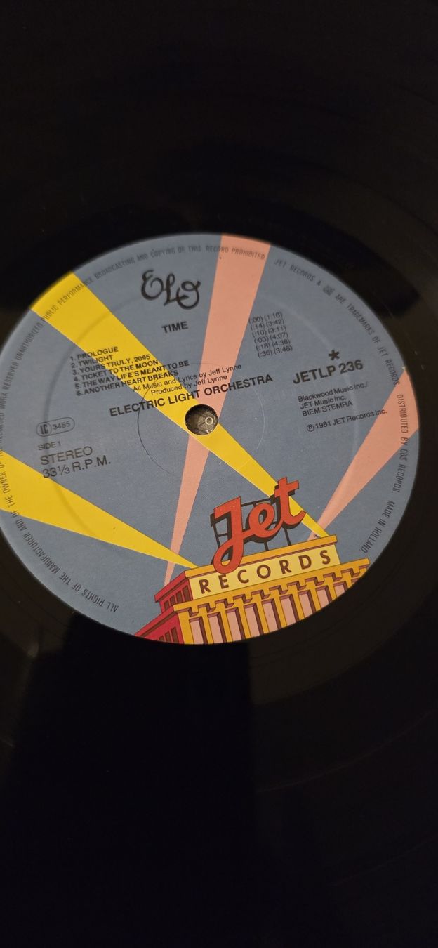 Dischi in vinile: Electric Light Orchestra - Time  1981 Vg,G – Usato da Yvonand venduto da RF-VINYL 2