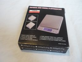 1x Gold Waage Digitalwaage 500g / 0.01g Top I2000