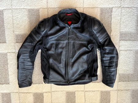Dainese Lederjacke mit Rückenprotektor Gr.56