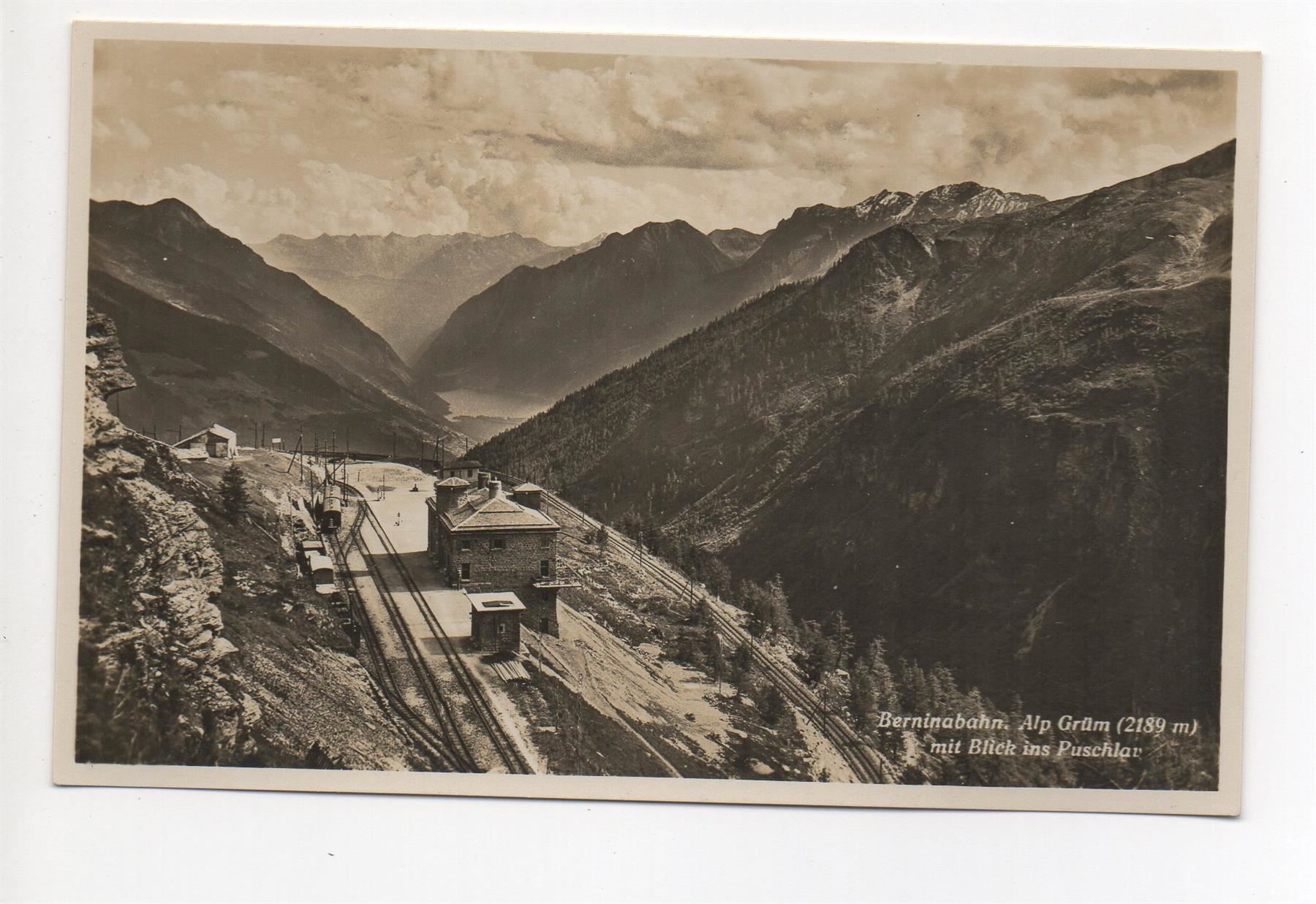 Cartoline postali: BERNINA-BAHN Alp Grüm – Nuovo (secondo la descrizione) da Jona venduto da philajona