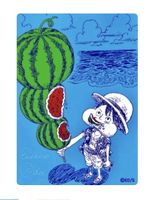 One Piece Watermelon Luffy Promo Card