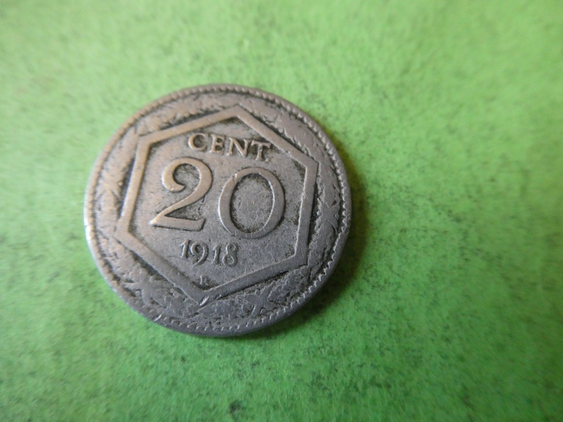 Toutes les monnaies: Italien 1918, 20 Centesimi – D'occasion à Hinterforst par Rohusri 1