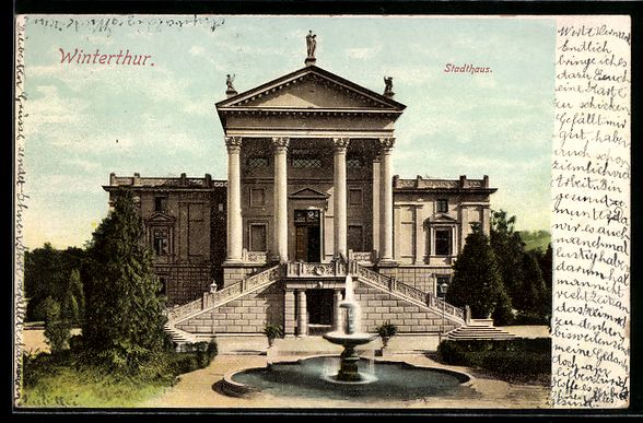 Cartes postales: AK Winterthur, Stadthaus – D'occasion à Berlin par bartko-reher