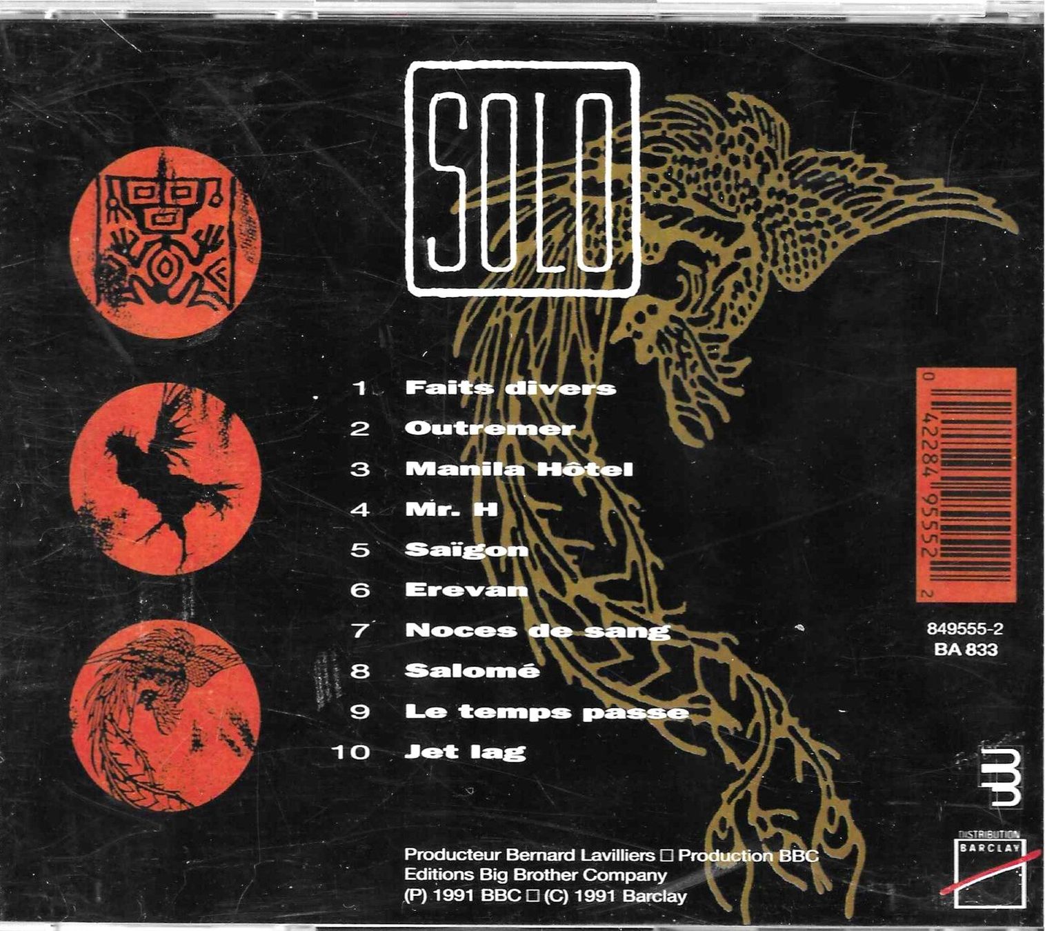 CD: Bernard Lavilliers - Solo – Usato da Savagnier venduto da Ne2065 1