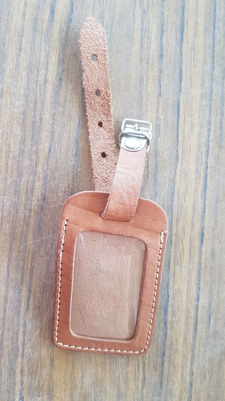 Valigie: Kofferetikett Vintage Leder – Nuovo (secondo la descrizione) da Mörschwil venduto da wunderkiste44 1