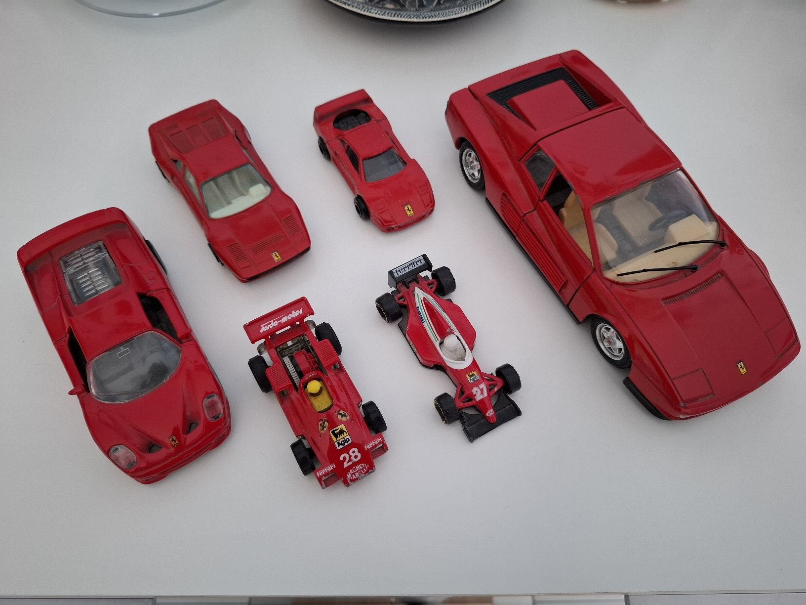 Ferrari Modellini d'auto: Mehrere Ferrari Formel 1 Modellauto – Usato da Riehen venduto da joerdeli