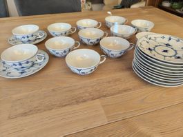 Royal Copenhagen Musselmalet Tassen & Unterteller 76-79-315