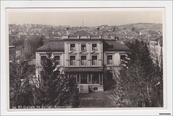 Cartoline postali: St. Gallen // Kantonsspital Augenklinik – Antico da Basel venduto da intermezzo12