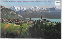 Blick von Tschingel auf Sigriswil, Eiger, Mönch u. Jungfrau