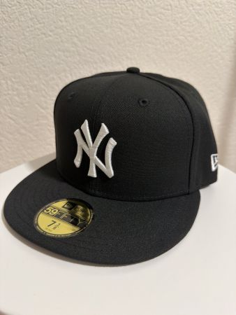New Era New York Yankees 59FIFTY Black Fitted Grösse 7 3/8