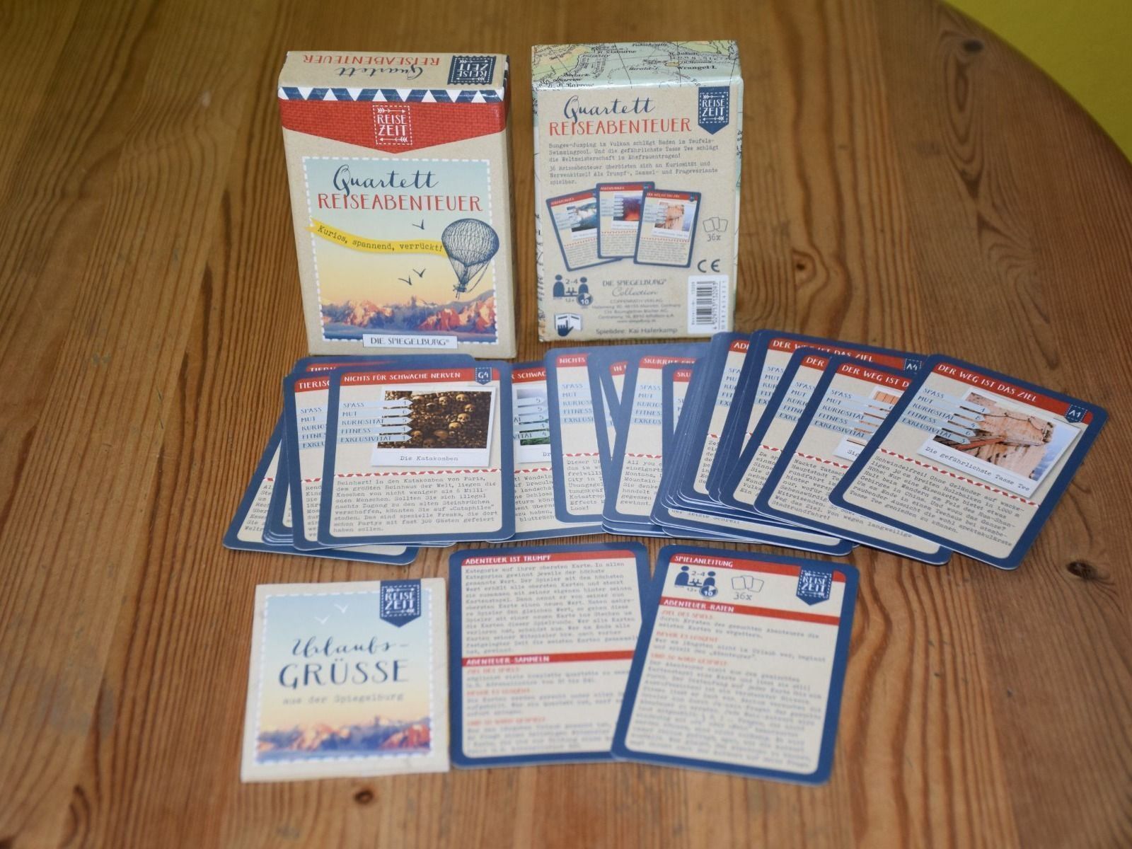 Giochi: Quartett "Reiseabenteuer" Reisezeit – Nuovo (secondo la descrizione) da Wetzikon ZH venduto da Wetzicardo25 2
