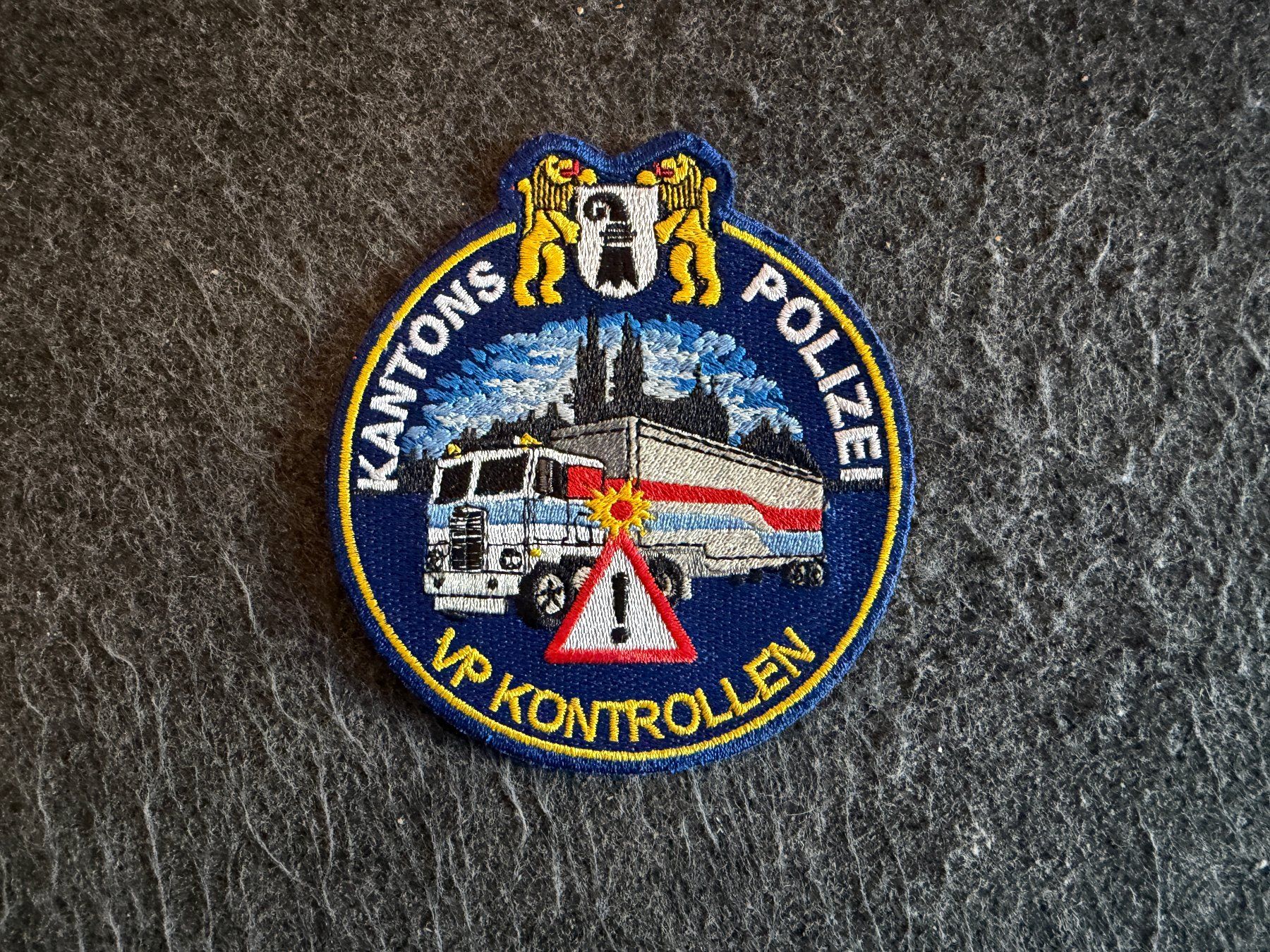 Plaketten & Abzeichen: Patch Kantonspolizei Basel-Stadt - VP Kontrollen – Gebraucht aus Berikon von DGC-1995