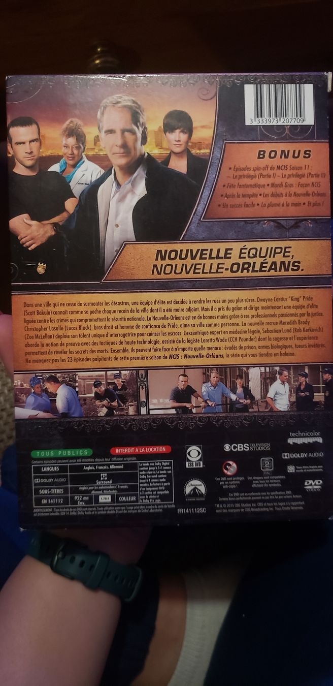 Tutti i DVDs: NCIS Nouvelle-Orléans 3 saisons – Usato da Le Séchey venduto da Jill93 1