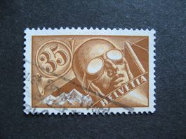 Flugpost F6 mit Balkenstempel