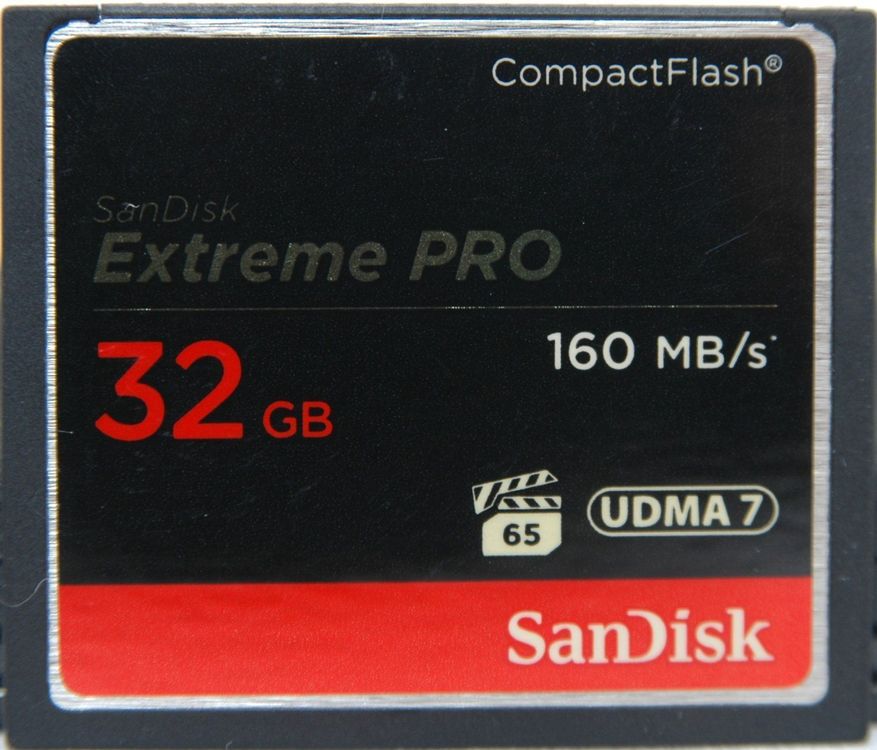 SANDISK SDCFXPS-064G-X46 CF EXTR.PRO 64GB 1, Compact Flash Speicherkarte, 64 GB, 160 MB/s