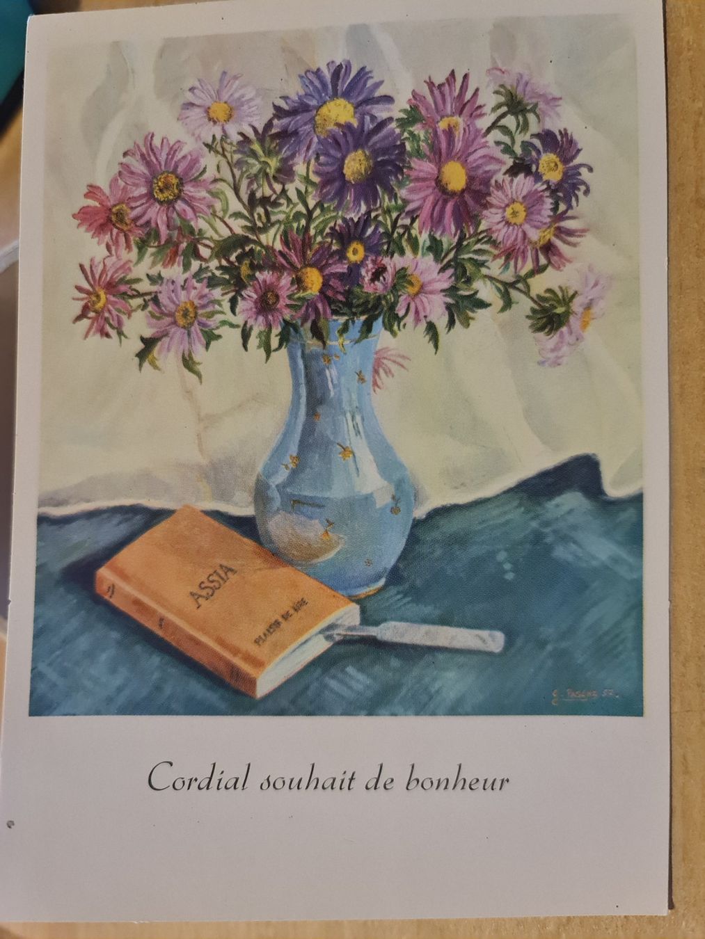 Ansichtskarten: Ansichtskarte Blumenstrauss Astern – Neu (gemäss Beschreibung) aus Dintikon von Vexi