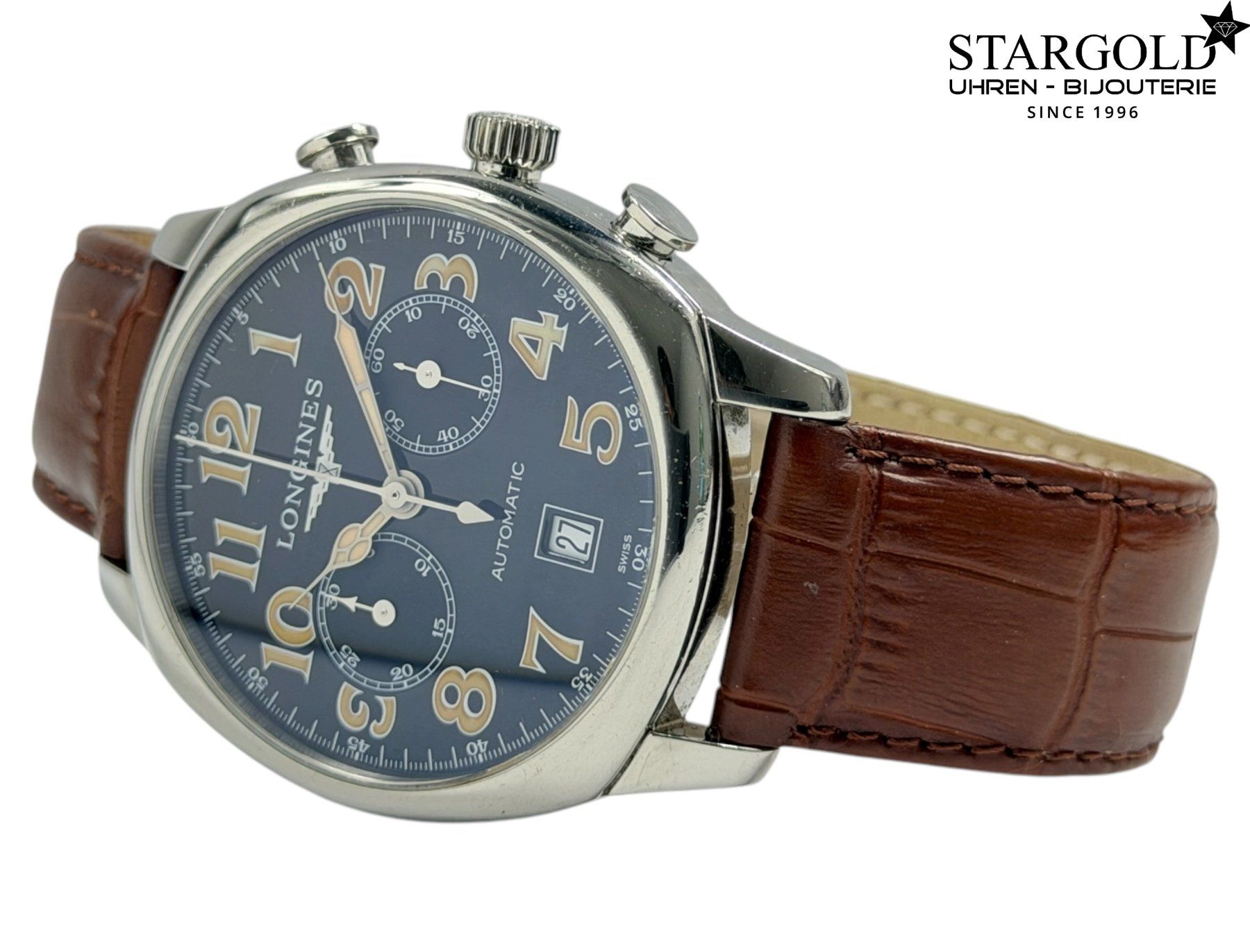 Longines Uhren: Longines Spirit Chronograph - L2.705.4 – Gebraucht aus Zürich von Stargold-Uhren 1