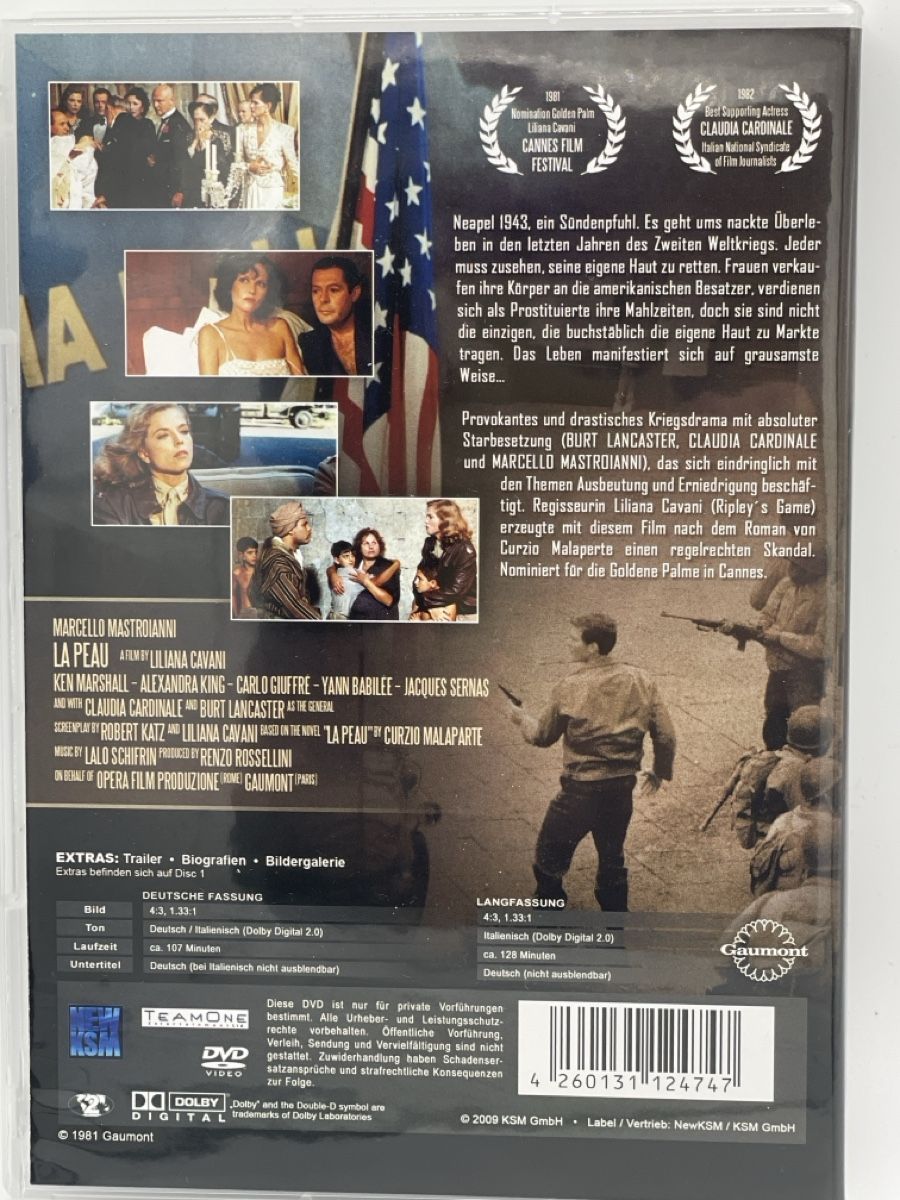 Tutti i DVDs: Die Haut (1981)   Sehr selten! – Usato da Waldenburg venduto da Mimily33 1