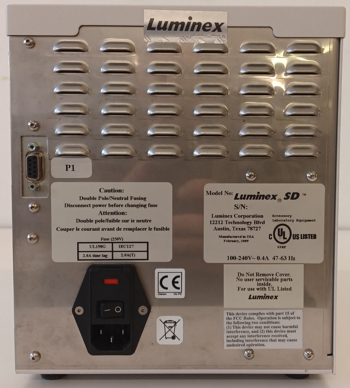 Laborzubehör: Luminex SD LiquiChip Sheath Delivery System – Defekt aus Niederdorf von LeptonAG_Labor 2